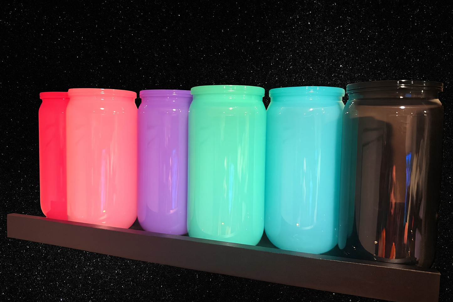 16 oz plastic mason jars (non snow globe)