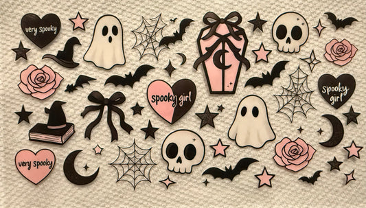 Cutesy ghosts decal