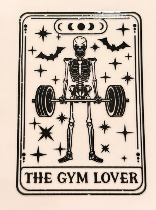 The gym lover decal
