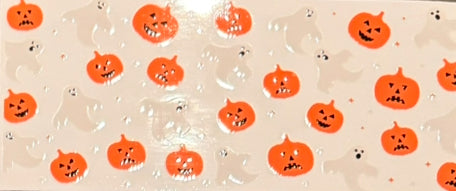 Ghosts & pumpkins decal