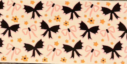 Bat bow decal