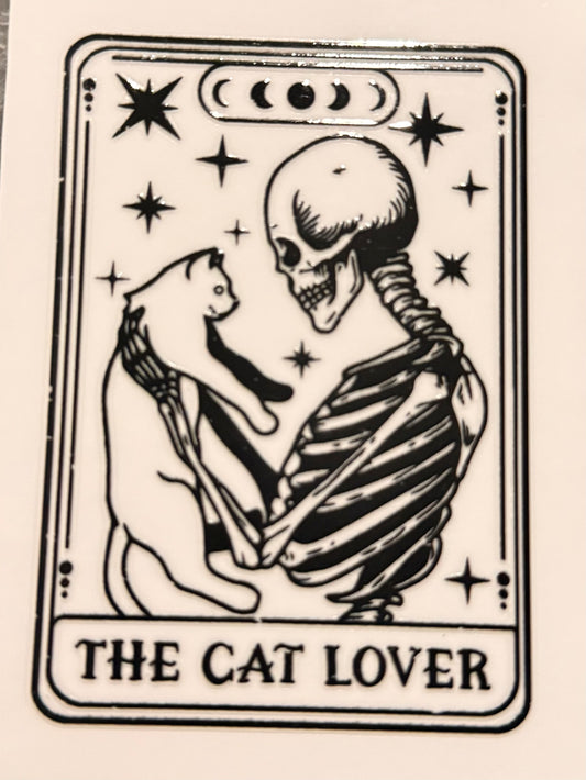 The cat lover decal