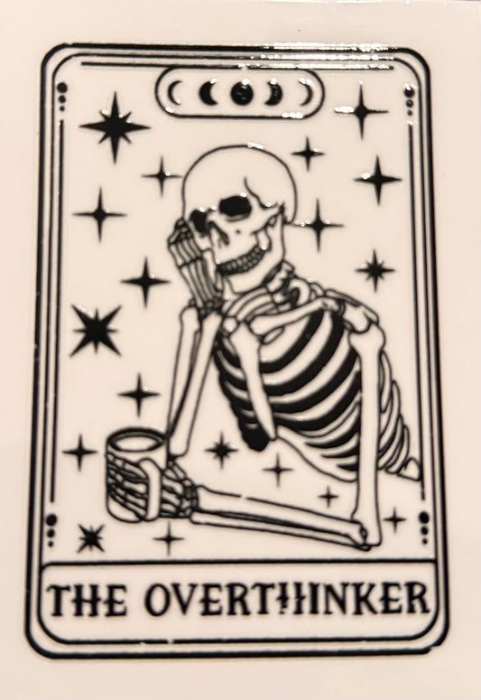 The overthinker decal
