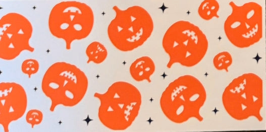 Jack o lantern decal