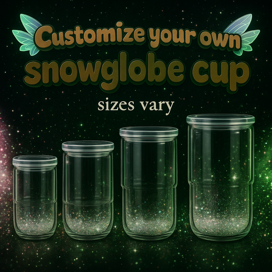Choose your custom snow globe cup